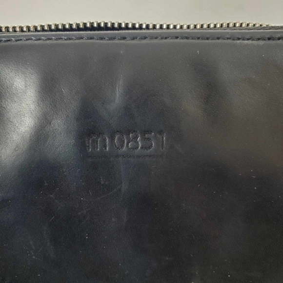 M0851 Black Leather Wallet - Picture 2 of 9
